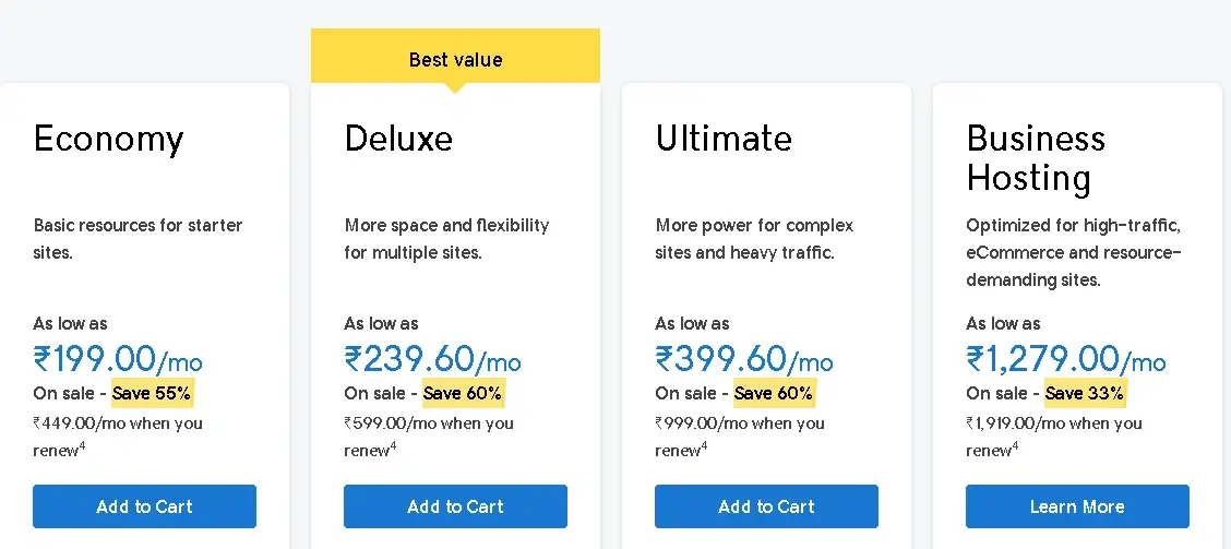 Web Hosting Packages Web Hosting Packages