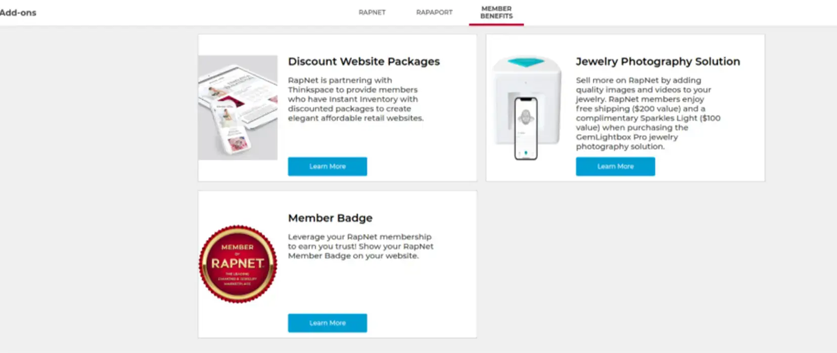 Member Addon Benefits