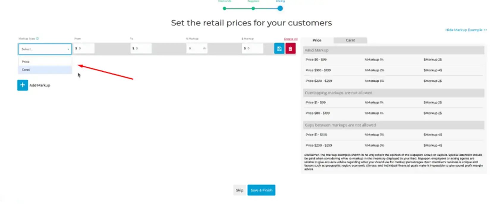 Adding Suppliers