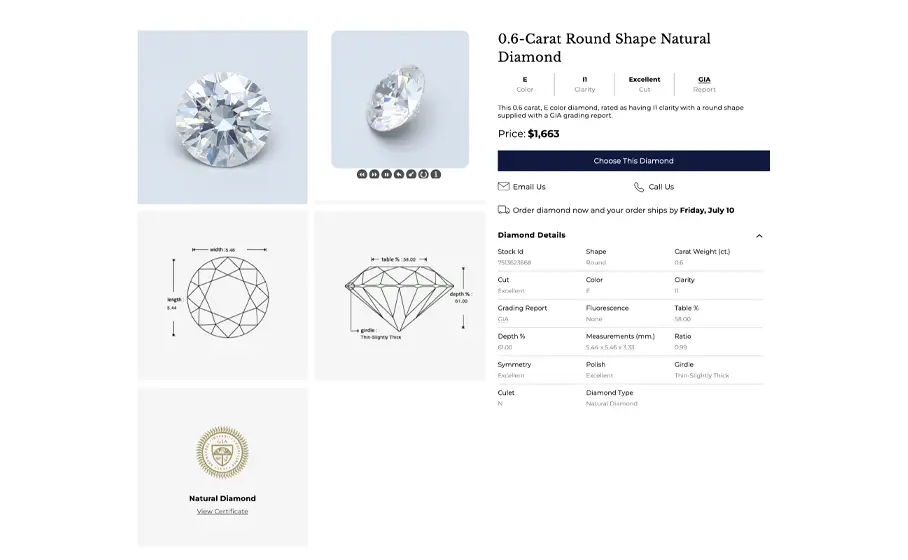 360° diamond viewer