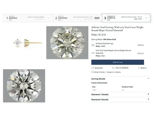 Earring builder — pair detection